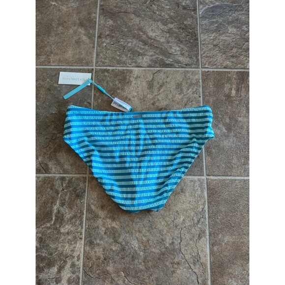 Sea Level Swim Mid Bikini Bottom Aqua Size Medium - Picture 4 of 7